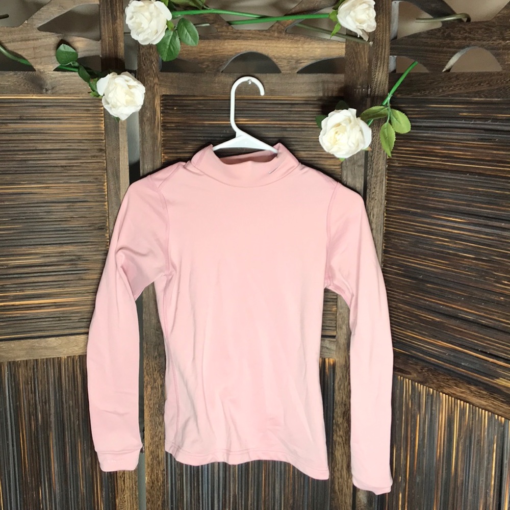 Nike warm long Steve pink top